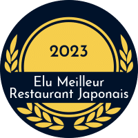 badge elu 2023 - AO Izakaya <br><strong>un des meilleurs</strong> <br> IZAKAYAS<br> <strong>de Paris</strong>